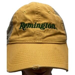 Remington "Est 1816" distressed ball cap hat strap back + 3D embroidery Official
